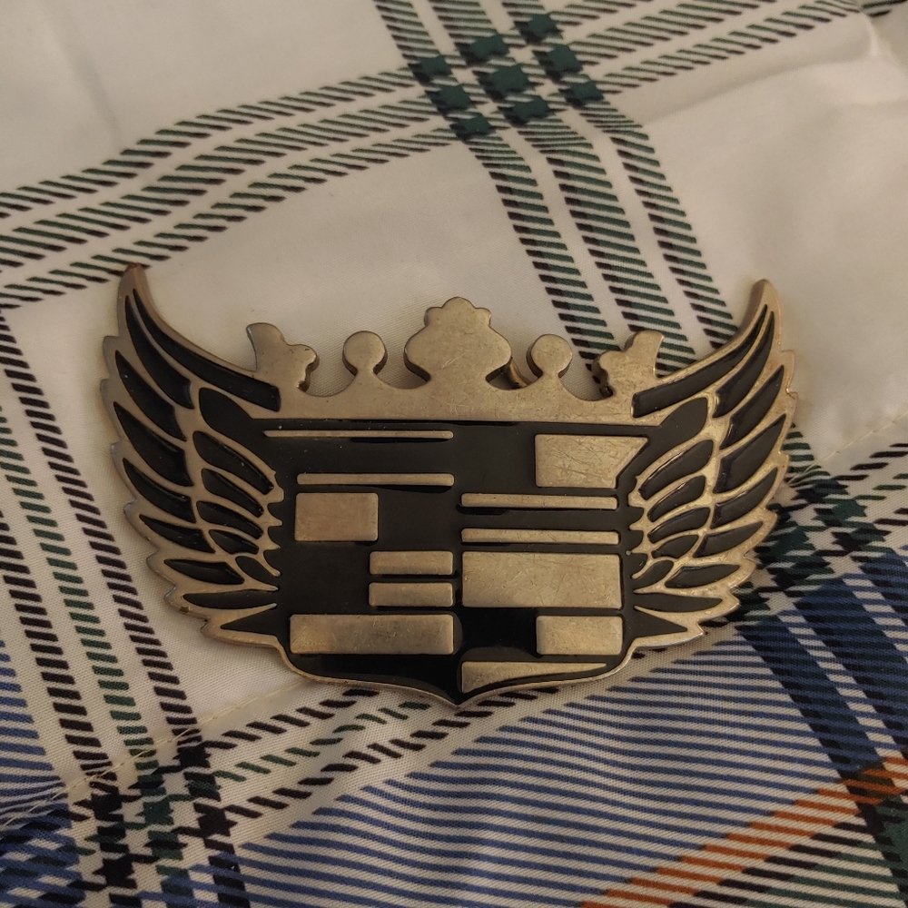 Flying Cadillac belt buckle